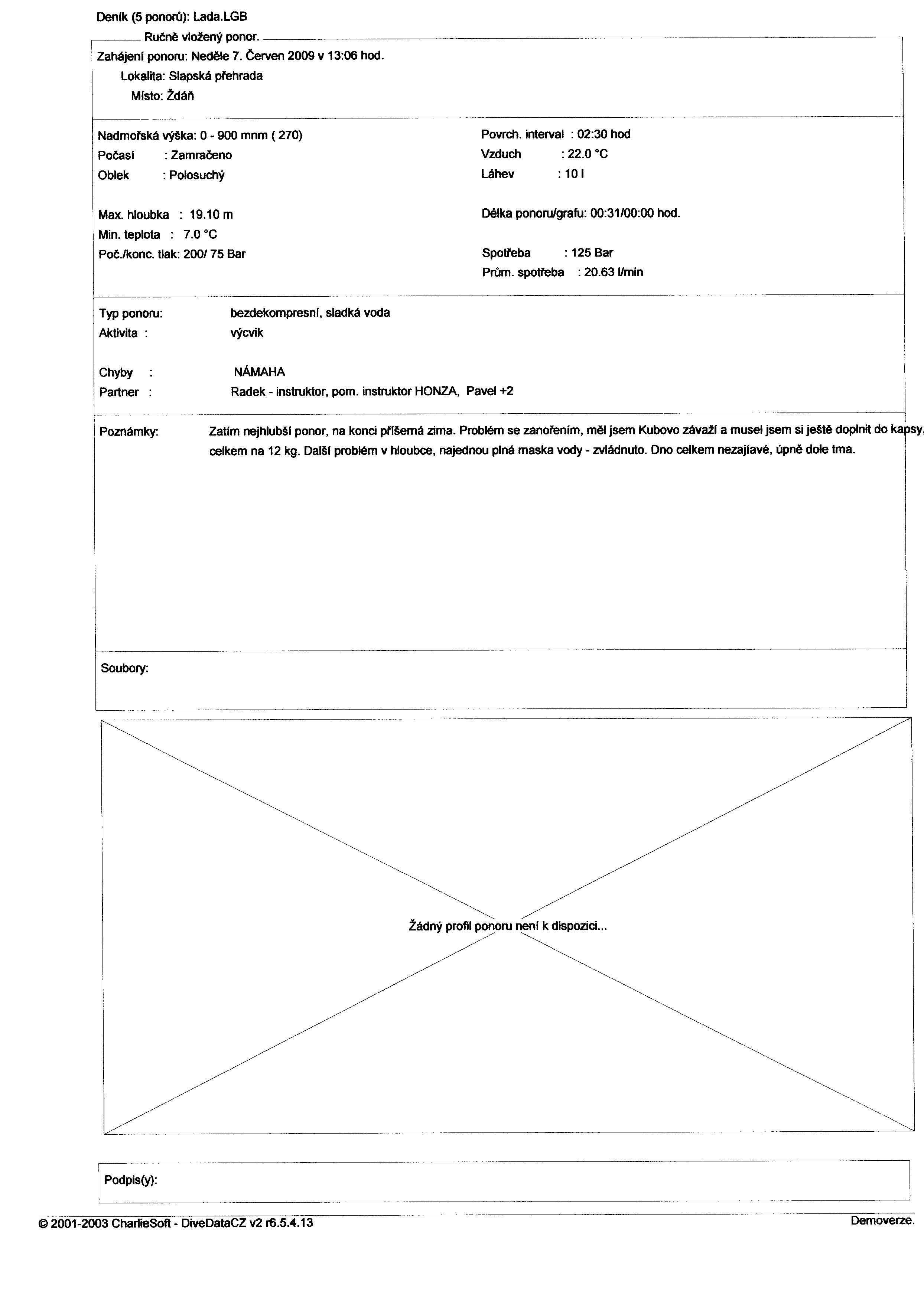 Slapy 7.6.2009 logbook.JPG